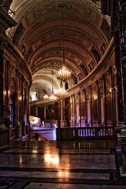 欧式古典教堂建筑物