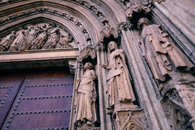 欧式古典教堂建筑物