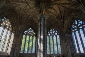 欧式古典教堂建筑物