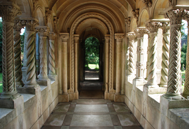 欧式古典教堂建筑物