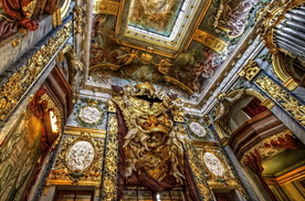 欧式古典教堂建筑物