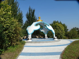 蒙古风情园雕塑