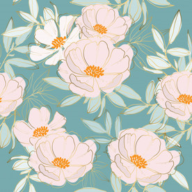 小清新花纹背景底纹图片