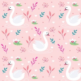 小清新花纹背景底纹图片