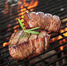 烤肉美食食材背景海报素材