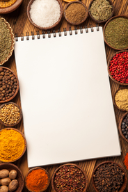 白纸配料样机背景海报素材