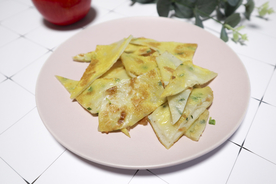 蛋饼美食食材背景海报素材