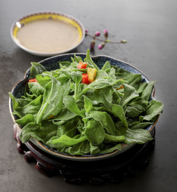 冰叶蔬菜食材背景海报素材