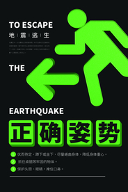 逃生救援公益宣传海报素材