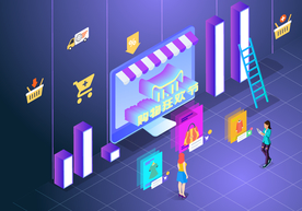 双十一双二十促销背景AI矢量