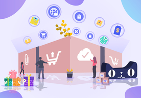 双十一双二十促销背景AI矢量