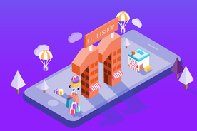 双十一双二十促销背景AI矢量