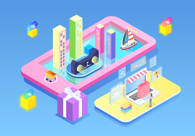 双十一双二十促销背景AI矢量