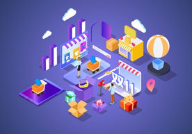 双十一双二十促销背景AI矢量