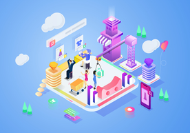 双十一双二十促销背景AI矢量