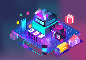 双十一双二十促销背景AI矢量