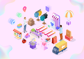 双十一双二十促销背景AI矢量