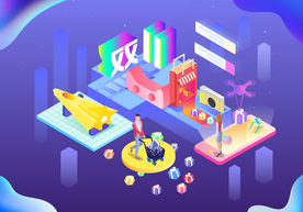 双十一双二十促销背景AI矢量