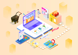 双十一双二十促销背景AI矢量