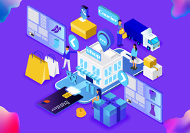 双十一双二十促销背景AI矢量