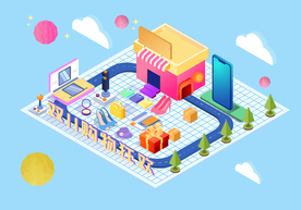 双十一双二十促销背景AI矢量