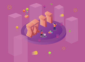 双十一双二十促销背景AI矢量