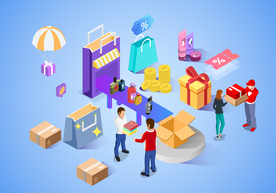 双十一双二十促销背景AI矢量