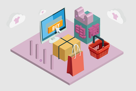 双十一双二十促销背景AI矢量