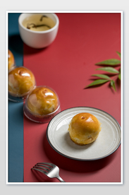 蛋糕酥零食点心背景海报素材