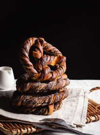 面包甜品甜心背景海报素材