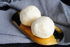 椰球面包甜品背景海报素材