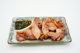 猪肉凉菜美食背景海报素材