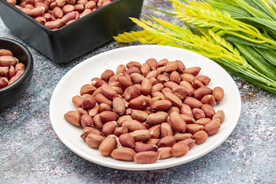 花生米零食配菜背景海报素材