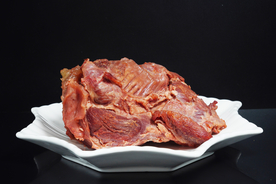 卤牛肉美食食材背景海报素材