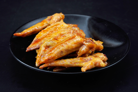 卤肉翅尖美食食材背景海报素材