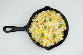 炒饭美食食材背景海报素材