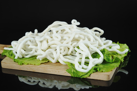 土豆粉美食食材背景海报素材