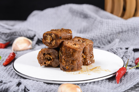 鸭脖美食食材背景海报素材