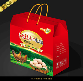 鸡蛋包装盒平面展开图