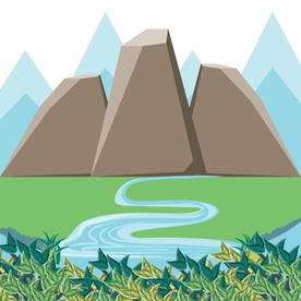 风景画 树叶 森林树叶