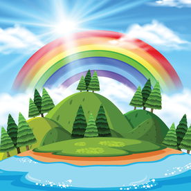 森林彩虹