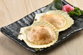 扇贝海鲜美食食材背景海报素材