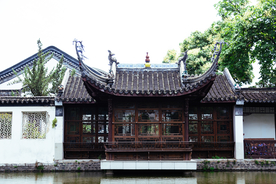 复古建筑地标旅游背景海报素材