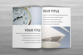 高精写实杂志样机PSD模板