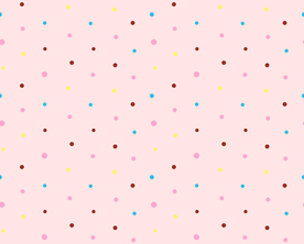 简单几何圆形乱花