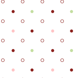 简单几何圆形乱花