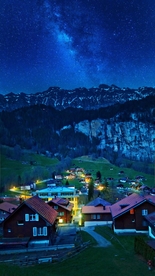 乡村星空手机壁纸