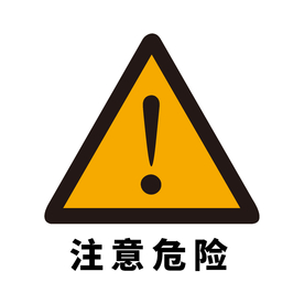 矢量交通标志 注意危险