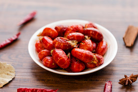 麻辣龙虾美食食材海报素材