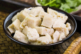 面筋豆腐美食食材海报素材